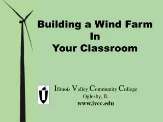 Building a Wind Farm In Your Classroom