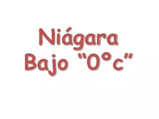 ni gara bajo 0 c
