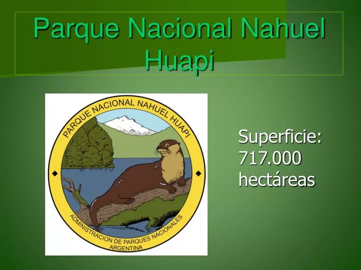 parque nacional nahuel huapi
