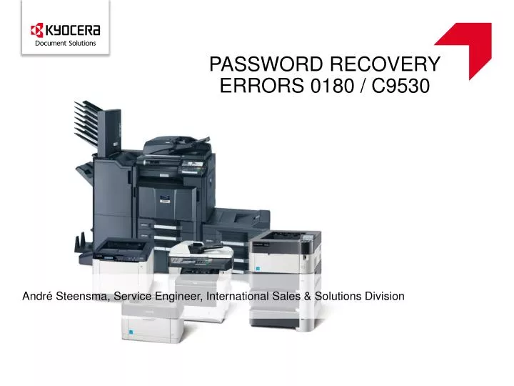 password recovery errors 0180 c9530