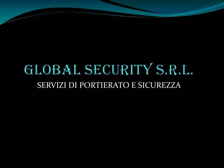 global security s r l
