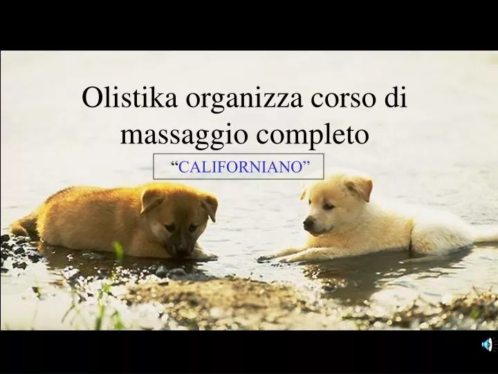 olistika organizza corso di massaggio completo