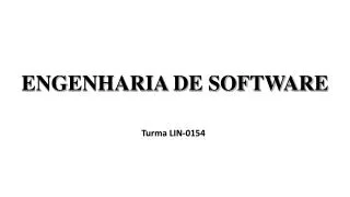 engenharia de software