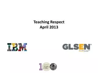 Teaching Respect April 2013