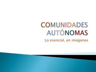 co mu ni da des au t no mas