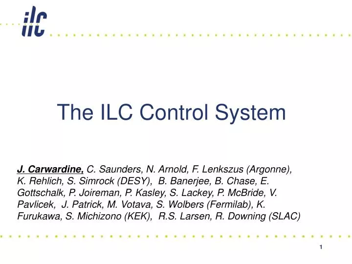the ilc control system