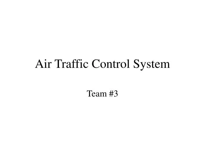 air traffic control system
