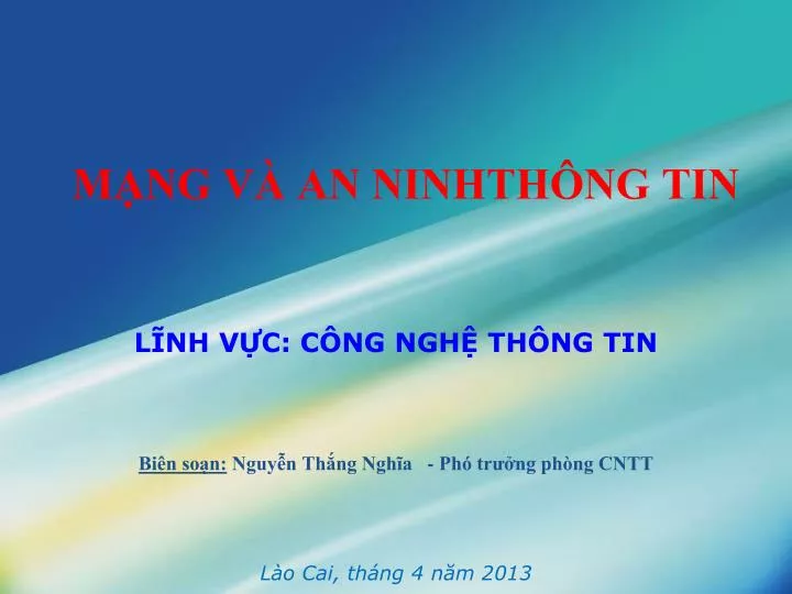 m ng v an ninhth ng tin