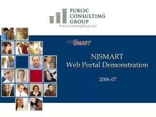 NJSMART Web Portal Demonstration 2006-07