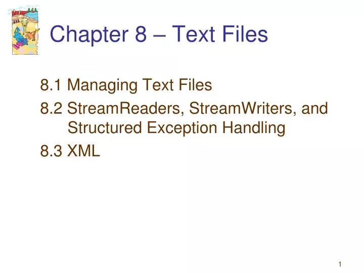 chapter 8 text files