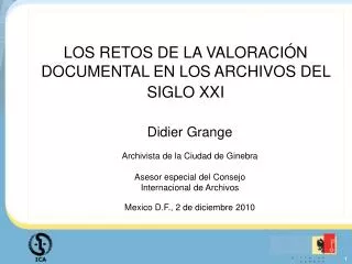 los retos de la valoraci n documental en los archivos del siglo xxi