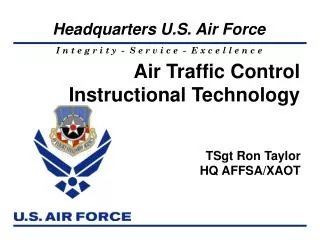 Air Traffic Control Instructional Technology