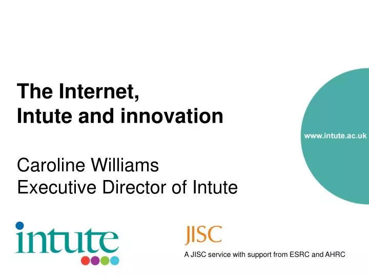 the internet intute and innovation
