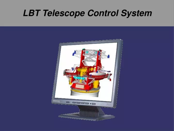 lbt telescope control system