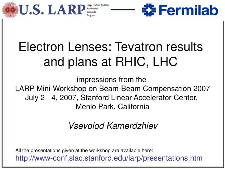 electron lenses tevatron results and plans at rhic lhc