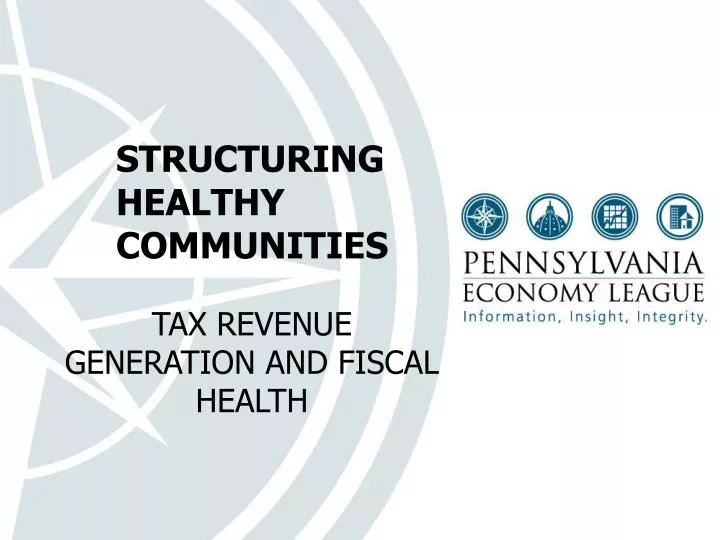 structuring healthy communities