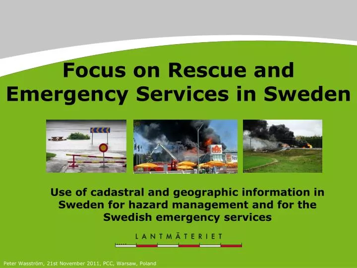 focus on rescue and emergency services in sweden