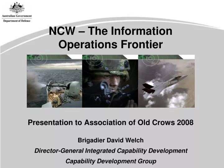 ncw the information operations frontier