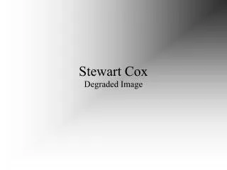 Stewart Cox