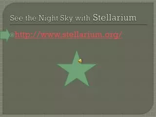 See the Night Sky with Stellarium