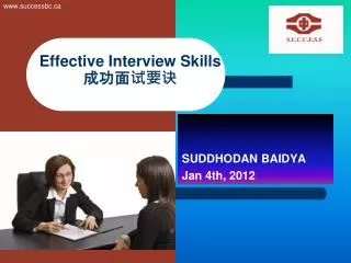 Effective Interview Skills ??????