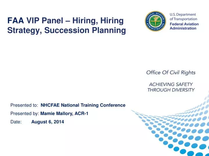 faa vip panel hiring hiring strategy succession planning