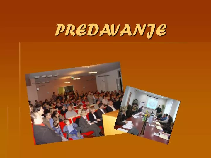 predavanje