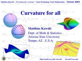 Curvature for all