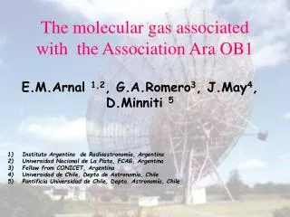 The molecular gas associated with the Association Ara OB1
