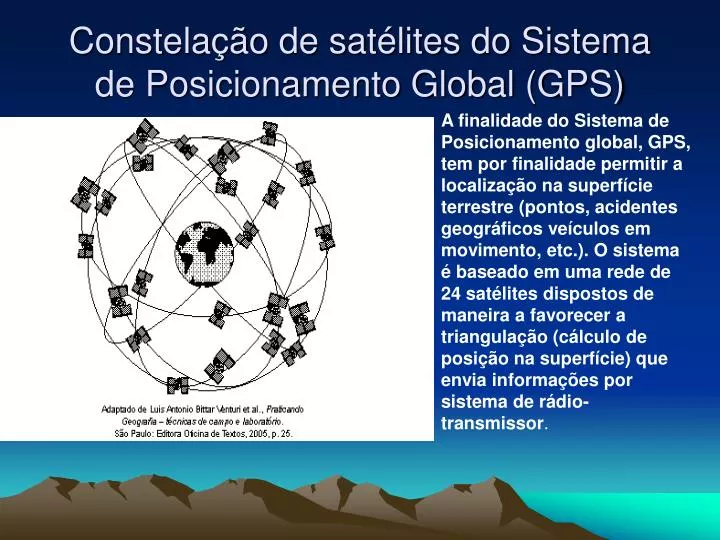 constela o de sat lites do sistema de posicionamento global gps