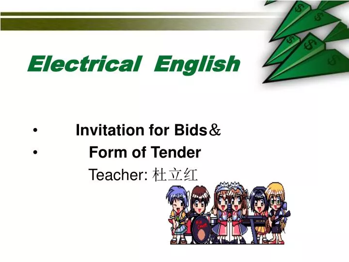 electrical english