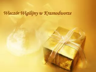 wiecz r wigilijny w krasnodworze