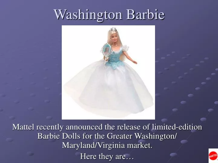 washington barbie