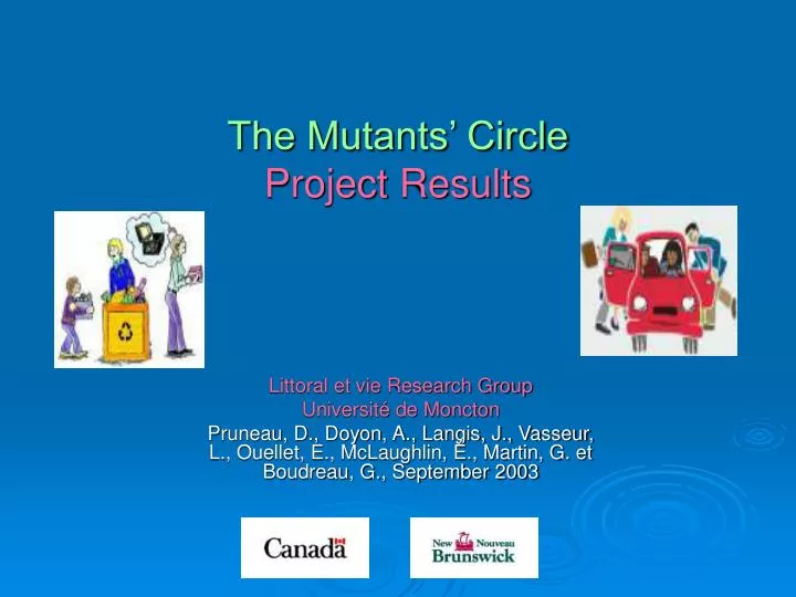 the mutants circle project results