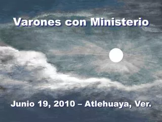 varones con ministerio
