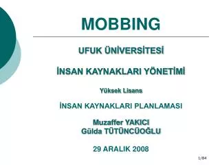 mobbing