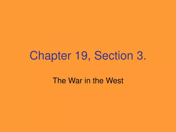 chapter 19 section 3