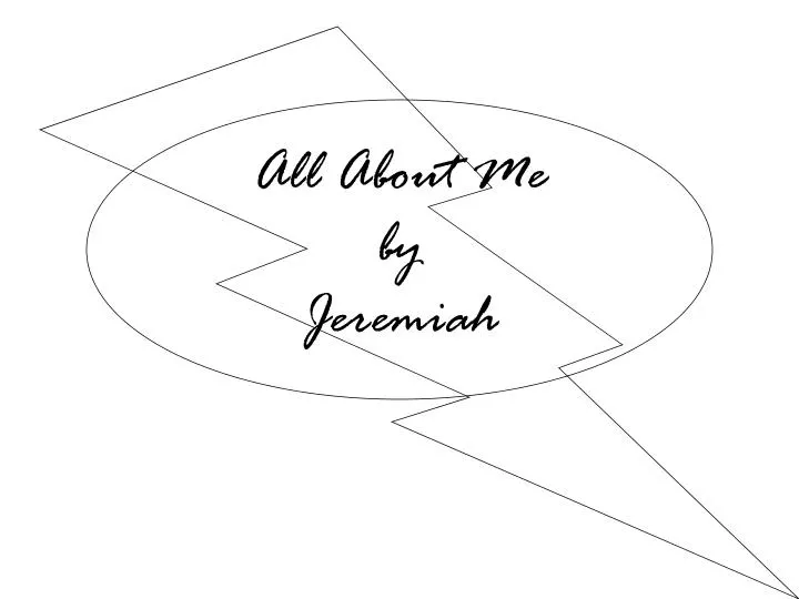 all about me by jeremiah
