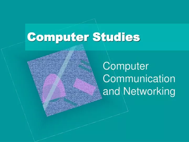 computer studies