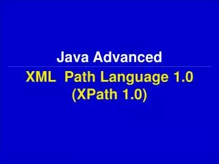 java advanced