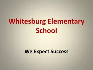 Whitesburg Elementary School