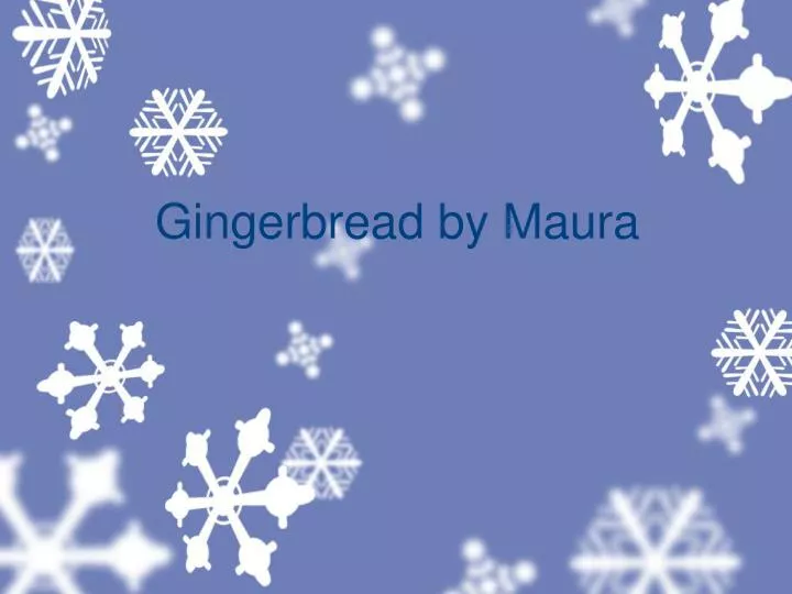gingerbread by m aura