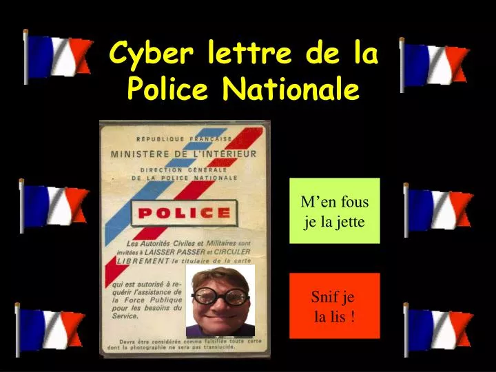 cyber lettre de la police nationale