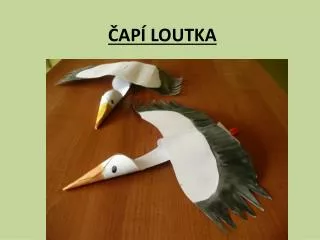 ČAPÍ LOUTKA