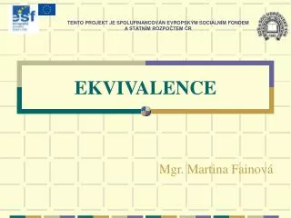 ekvivalence