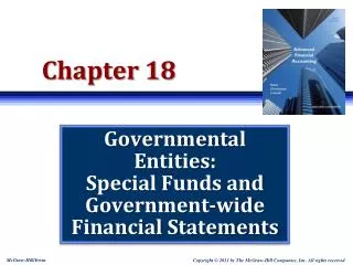 Governmental Entities: Special Funds and Government-wide Financial Statements