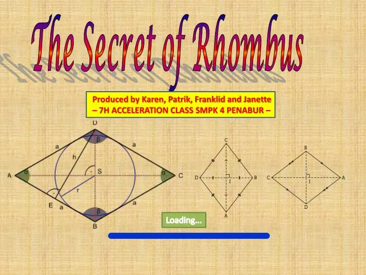 PPT - The Secret of Rhombus PowerPoint Presentation, free download