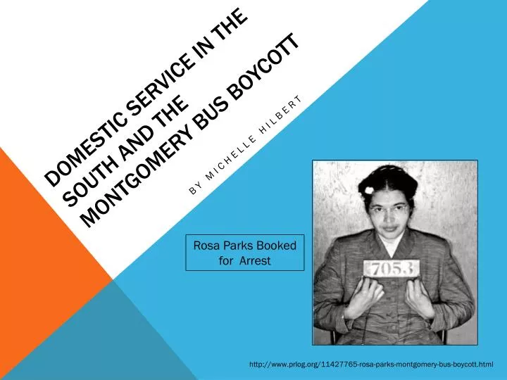 domestic service in the south and the montgomery bus boycott