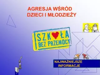 PPT - Agresja I Przemoc U Dzieci. PowerPoint Presentation, Free ...