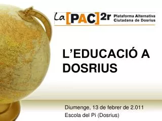 l educaci a dosrius